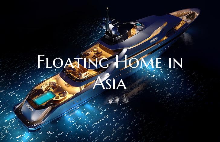 Floating Home in Asia
